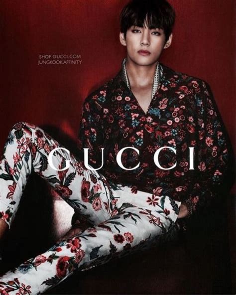 taehyung gucci pin|kim taehyung gucci model.